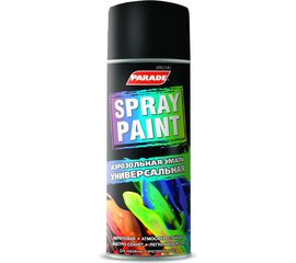 Аэрозольная эмаль PARADE SPRAY PAINT RAL 9005 Черный матовый Лк-00008534 