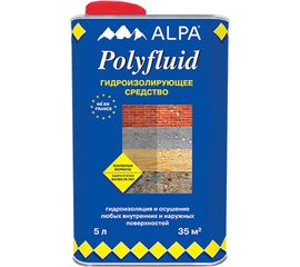 Гидроизолирующее средство ПОЛИФЛЮИД 5 л ALPA 1004085 
