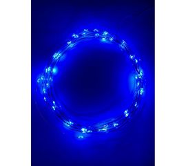 Гирлянда ЭРА ENIN 5NB LED, Нить, 5 м, синий свет, АА, 100/2500 Б0047962 