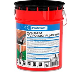 Гидроизоляционная мастика Profimast 5 л / 4,5 кг 4607952900646 