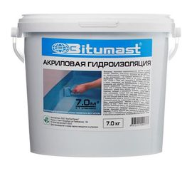 Акриловая гидроизоляция 7 кг Bitumast 4607952900417 