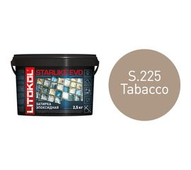 Эпоксидный состав для укладки и затирки мозаики и керамической плитки LITOKOL STARLIKE EVO S.225 TABACCO 2.5 кг 485270003 