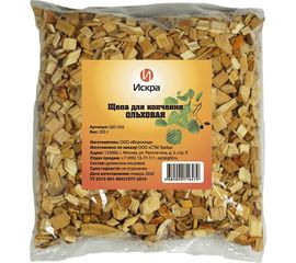 Ольховая щепа для копчения Искра 500 гр ЩО-500 
