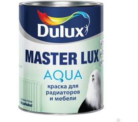 MASTER LUX AQUA 40 DULUX краска универсальная, Баз BW, акриловая, в р, п/глянцевая, белый 1л 5246546 