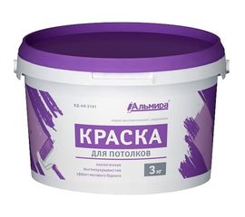 Краска для потолков Альмира 3,0 кг 00-00000356 