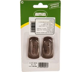 Крючок Amig мод.208, коричн, пластик, блистер 20226 