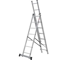 Трехсекционная лестница Новая Высота 3х7 ступеней 1230307 