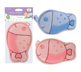 Мочалка МУЛЬТИДОМ Рыбка 2 цвета NEW VL90-16 