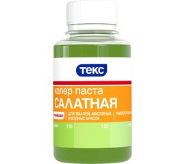 Универсальная паста колер Текс № 07 салатная 0,1 л 19035 