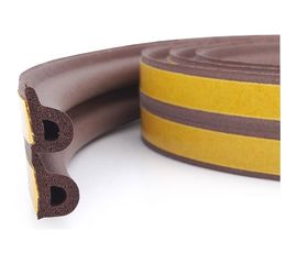 Самоклеящийся уплотнитель Remontix P 6 м, коричневый REMPВ00006 