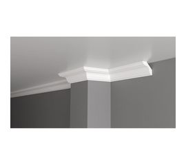 Потолочный карниз Decor-Dizayn ударопрочный влагостойкий под покраску 49Х49Х2000 мм DD05 