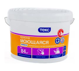 Моющаяся в/д краска Текс универсал 14 кг 19017 