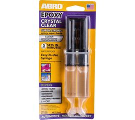 Эпоксидный клей в шприце ABRO INDUSTRIES INC прозрачный, 25 мл EP-300 
