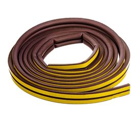 Самоклеящийся уплотнитель Remontix D 6 м, коричневый REMDВ00006 