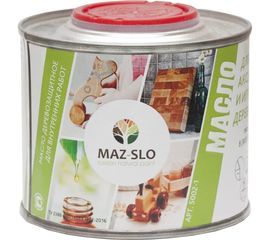 Масло для кухонных аксессуаров и игрушек из дерева MAZ-SLO бесцветное 0.35 л 8070760 