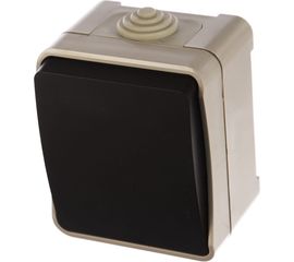 Выключатель Smartbuy 1-клавишный 10А, IP 54 Сатурн SBE-04w-10-SW1-0 