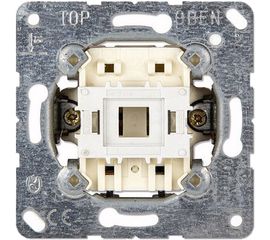 1-клавишный промежуточный переключатель JUNG EcoProfi Мех 10А, 250В EP407U 