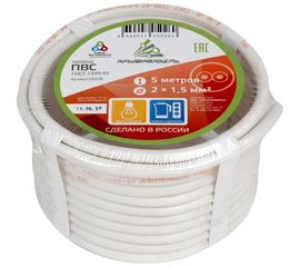 Провод ПВС АЛЬФАКАБЕЛЬ 2х1,5 мм ГОСТ 5 м 05026 