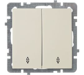 Выключатель Nilson 2-кл. СУ проходной, TOURAN-ALEGRA-THOR, кремовый 24120409 