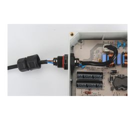 Водостойкий 3-полюсный разъем TTAF Elektronik в панель 250V 20A IP68 WPP-0302M20 