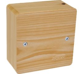 Универсальная коробка для кабель-каналов Ruvinil, 85х85х42 сосна IP40 65015-27М 
