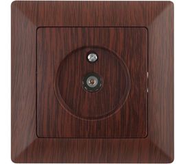 Розетка TV Intro 430110 одиночная, СУ, Solo, венге Б0043373 