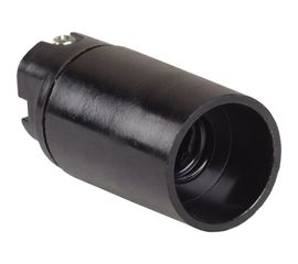 Подвесной карболитовый патрон IEK, Пкб14-04-К01 Е14, черный, индивидуальный пакет EPK20-04-02-K01 