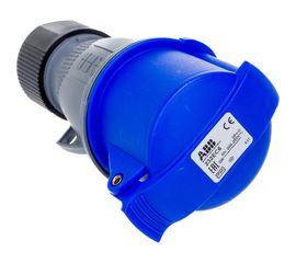 Кабельная розетка ABB 32A 2P+E IP44 переносная 250В 2CMA102031R1000 