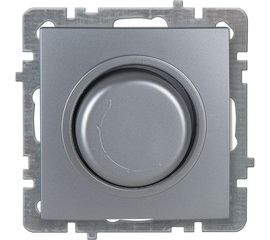 Механизм выключателя-светорегулятора NILSON LED СУ 30-300 Вт, TOURAN-ALEGRA-THOR, серебро 24130478 