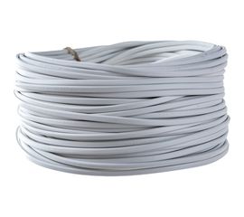 Кабель Мастер Тока ШВВПбм, 2x0.5, белый, 50м МТ1529 