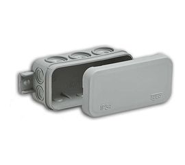 Распределительная коробка Ruvinil, ОП 43х80х35мм 10 вводов IP54 белый 67091Б 