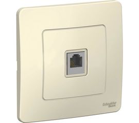 Телефонная розетка Schneider Electric BLANCA RJ11, МОЛОЧНЫЙ BLNIS011002 