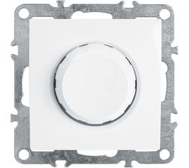 Диммирующий выключатель STEKKER механизм, 250В, 600W, серия Эрна, белый PSW10-9106-01 39313 