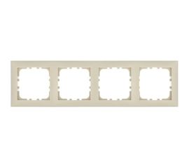4-постовая рамка LK Studio бежевый 864401-1 