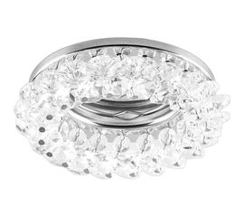 Встраиваемый потолочный светильник FERON MR16 G5.3 хром, без лампы, CD4141 19286 