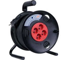 Удлинитель АТЛАНТ КГ 3x2,5 30м на катушке Атом 40266 