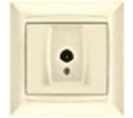 Телевизионная простая розетка, мама, слоновая кость, 0-2400 МГц TDM Лама SQ1815-0117 