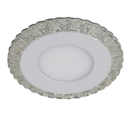 Светодиодный светильник ЭРА DK LED 14 SL/WH круглый белая подсветка 3 3W прозрачный/белый Б0036495 