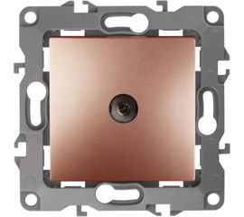 Розетка TV ЭРА 12-3102-14 проходная, IP20, 12, медь Б0027439 