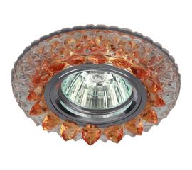 Светильник ЭРА DK LD19 SL OR/WH декор cо светодиодной подсветкой MR16, прозрачный оранжевый Б0028091 