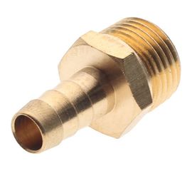 Штуцер пневматический (1/2"M - елочка 16 мм) ЭВРИКА ER-MH08/10 