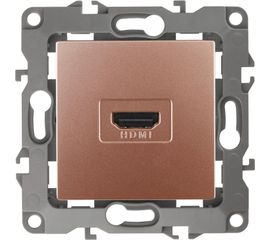 Розетка ЭРА 12-3114-14 HDMI, IP20, 12, медь Б0027489 