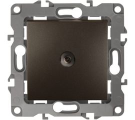 Розетка TV ЭРА 12-3102-13 проходная, IP20, 12, бронза Б0027438 