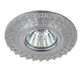 Светильник ЭРА DK LD2 SL/WH PU декор cо светодиодной подсветкой белый фиолетовый, прозрач Б0019198 