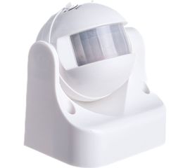 Датчик движения и освещенности FERON 1200w, 180°, 12м, IP44, белый Feron 22021 