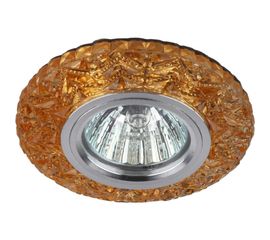 Светильник ЭРА DK LD4 TEA/WH декор c белой светодиодной подсветкой, чай Б0019206 