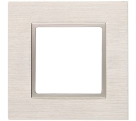 Рамка ЭРА 14-5201-04 на 1 пост, металл, Elegance, шампань+шампань Б0034542 