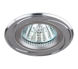 Алюминиевый светильник ЭРА KL34 AL/SL MR16,12V/220V, 50W серебро/хром C0043822 