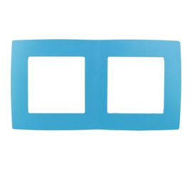 Рамка на 2 поста ЭРА 12-5002-28 12, голубой Б0019402 