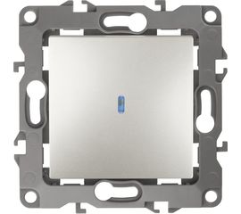 Выключатель с подсветкой ЭРА 12-1102-15 10АХ-250В, IP20, перламутр Б0019427 